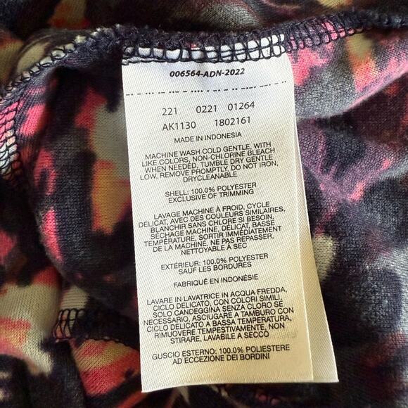 Columbia Women’s Sz Large 1/4 Zip Fleece Pullover Sweatshirt Printed - Picture 6 of 7